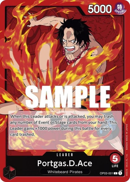 Portgas.D.Ace, Pillars of Strength OP03-001
