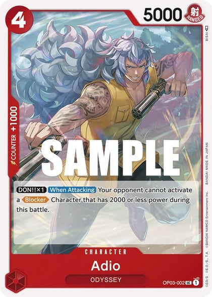 Adio, Pillars of Strength OP03-002
