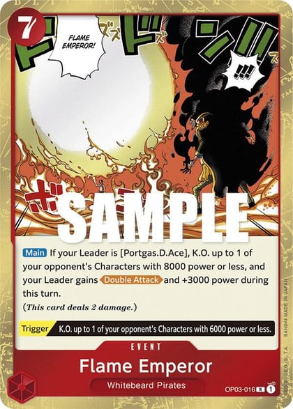 Flame Emperor, Pillars of Strength OP03-016