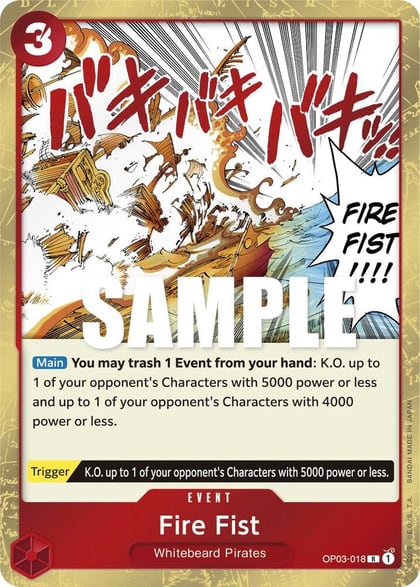 Fire Fist, Pillars of Strength OP03-018