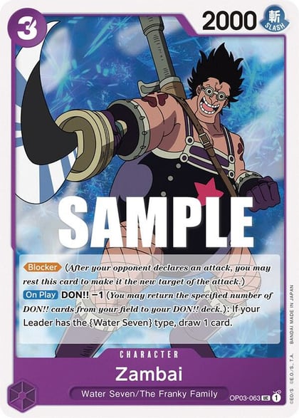 Zambai, Pillars of Strength OP03-063