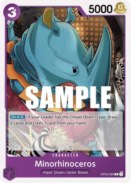 Minorhinoceros, Pillars of Strength OP03-069