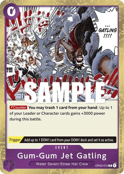 Gum-Gum Jet Gatling, Pillars of Strength OP03-072
