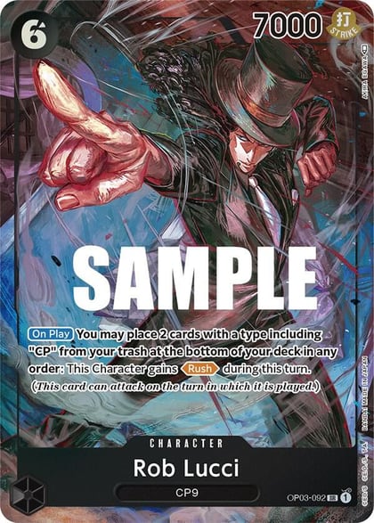 Rob Lucci (092) (Alternate Art), Pillars of Strength OP03-092
