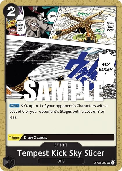 Tempest Kick Sky Slicer, Pillars of Strength OP03-096