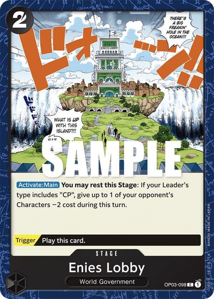 Enies Lobby, Pillars of Strength OP03-098