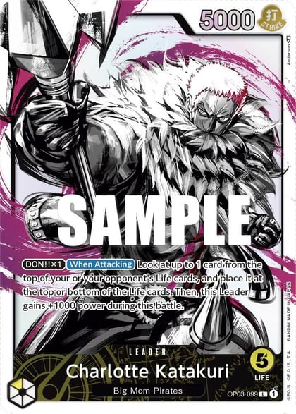 Charlotte Katakuri (099) (Alternate Art), Pillars of Strength OP03-099