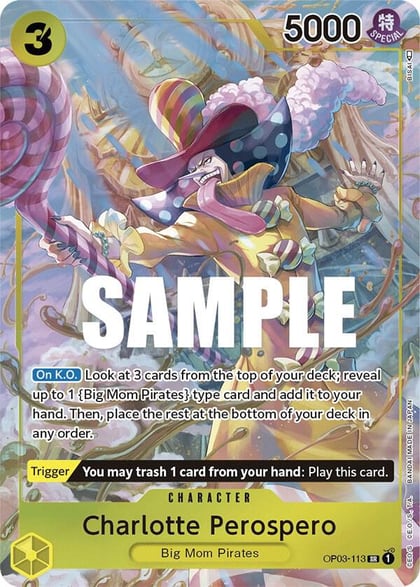 Charlotte Perospero (Alternate Art), Pillars of Strength OP03-113