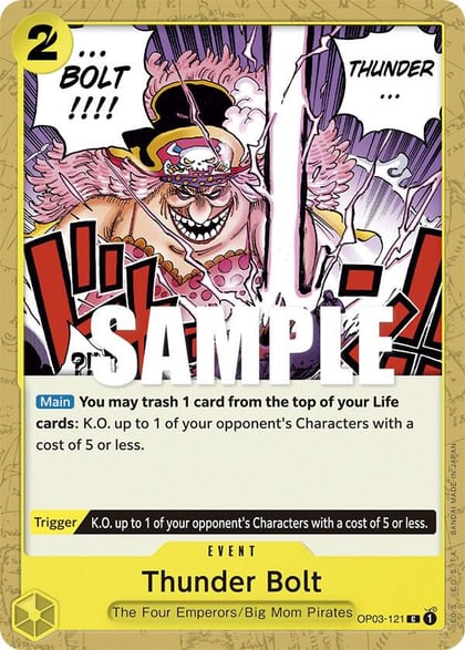 Thunder Bolt, Pillars of Strength OP03-121