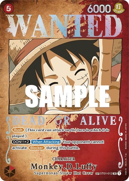 Monkey.D.Luffy (Wanted Poster), Pillars of Strength ST01-012