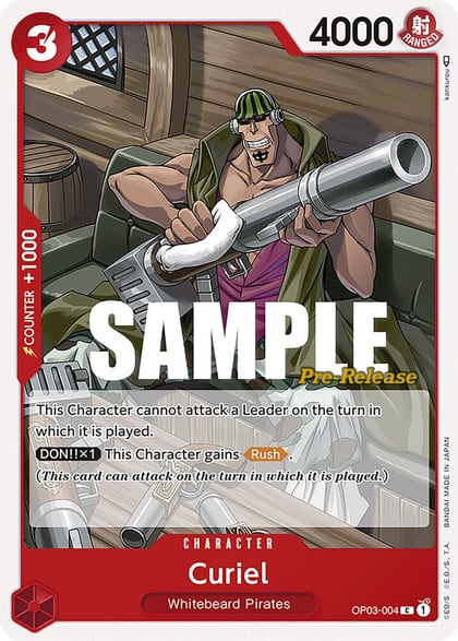 Curiel, Pillars of Strength Pre-Release Cards OP03-004