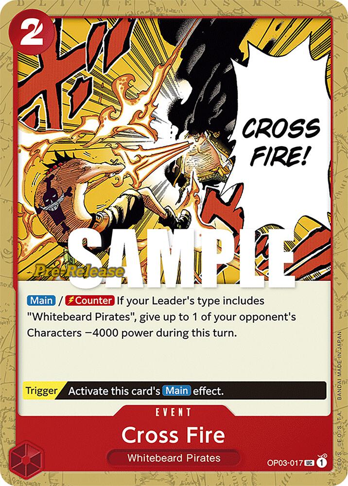 Cross Fire, Pillars of Strength Pre-Release Cards OP03-017