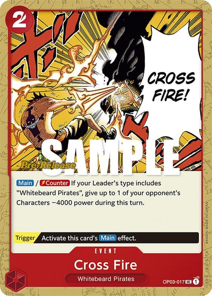 Cross Fire, Pillars of Strength Pre-Release Cards OP03-017