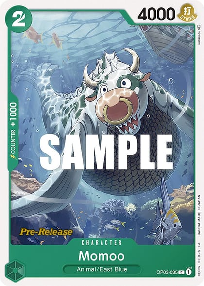 Momoo, Pillars of Strength Pre-Release Cards OP03-035