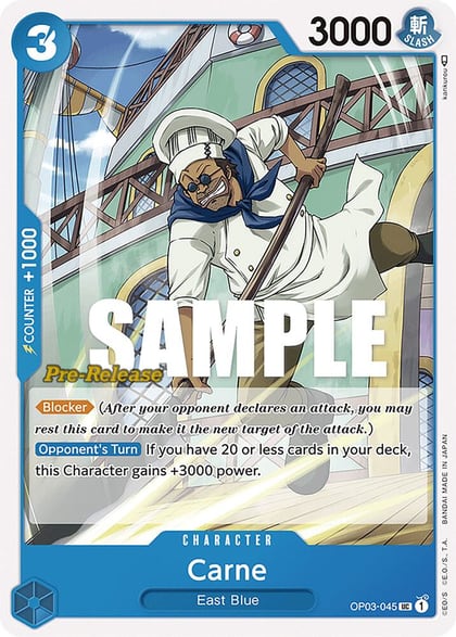 Carne, Pillars of Strength Pre-Release Cards OP03-045