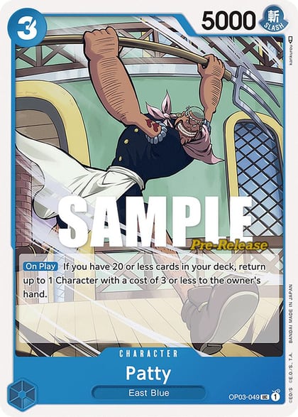 Patty, Pillars of Strength Pre-Release Cards OP03-049