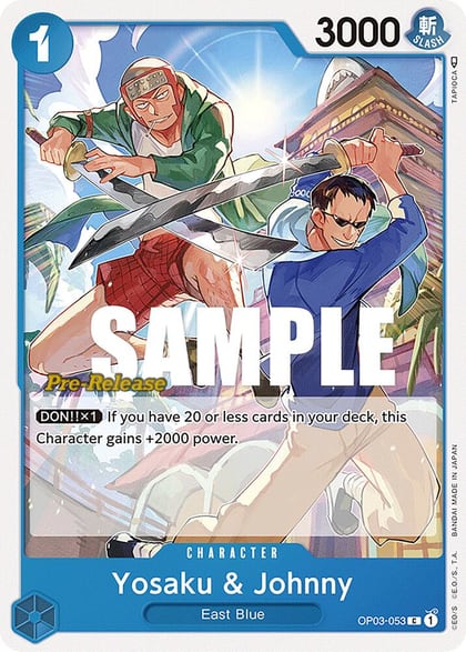 Yosaku & Johnny, Pillars of Strength Pre-Release Cards OP03-053