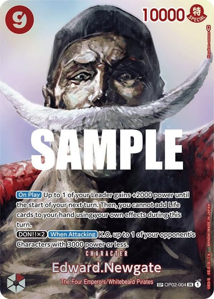 Edward.Newgate (SP), Kingdoms of Intrigue OP02-004
