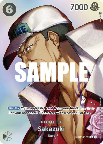 Sakazuki (SP), Kingdoms of Intrigue OP02-099