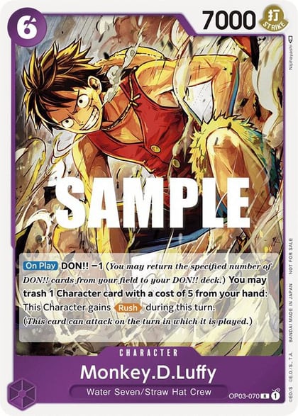Monkey.D.Luffy (Dash Pack), Kingdoms of Intrigue OP03-070