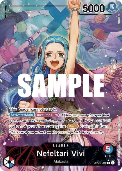 Nefeltari Vivi (001) (Alternate Art), Kingdoms of Intrigue OP04-001