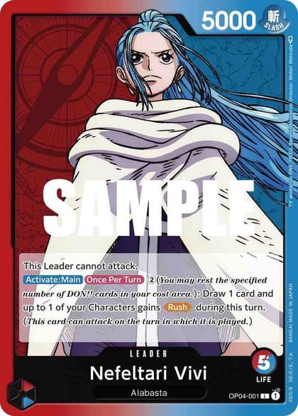 Nefeltari Vivi (001), Kingdoms of Intrigue OP04-001