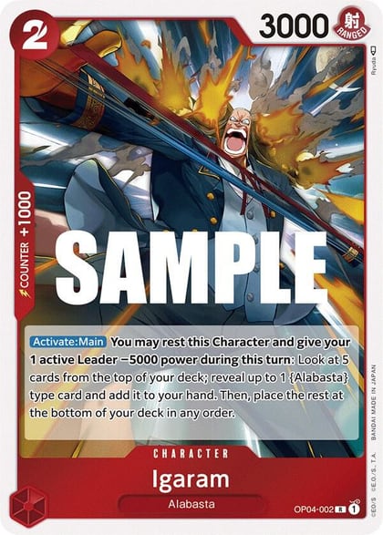Igaram, Kingdoms of Intrigue OP04-002