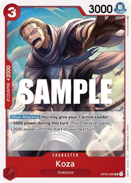 Koza, Kingdoms of Intrigue OP04-006