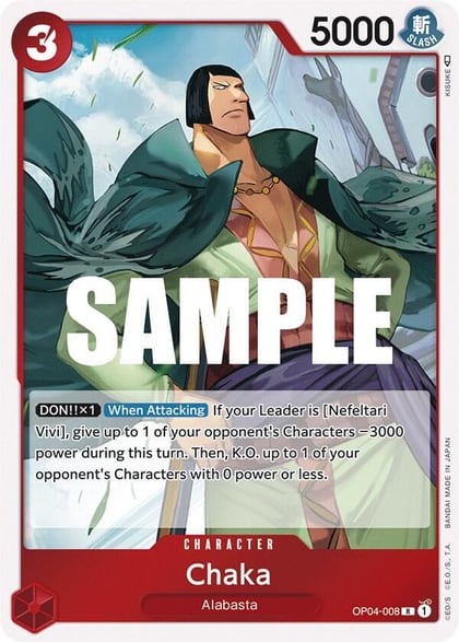 Chaka, Kingdoms of Intrigue OP04-008