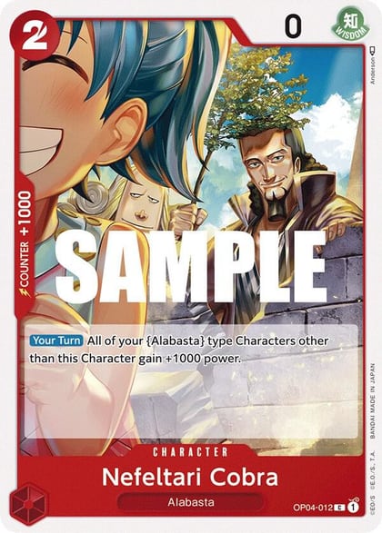 Nefeltari Cobra, Kingdoms of Intrigue OP04-012