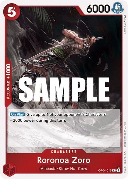 Roronoa Zoro, Kingdoms of Intrigue OP04-015