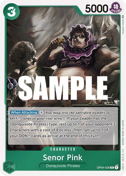Senor Pink, Kingdoms of Intrigue OP04-026