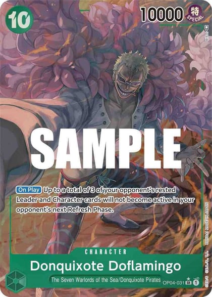 Donquixote Doflamingo (031) (Alternate Art), Kingdoms of Intrigue OP04-031