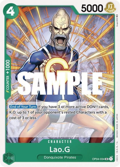 Lao.G, Kingdoms of Intrigue OP04-034