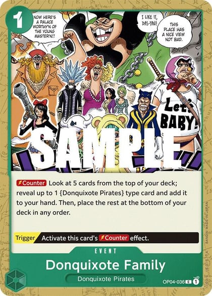 Donquixote Family, Kingdoms of Intrigue OP04-036