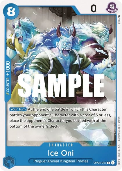 Ice Oni, Kingdoms of Intrigue OP04-047