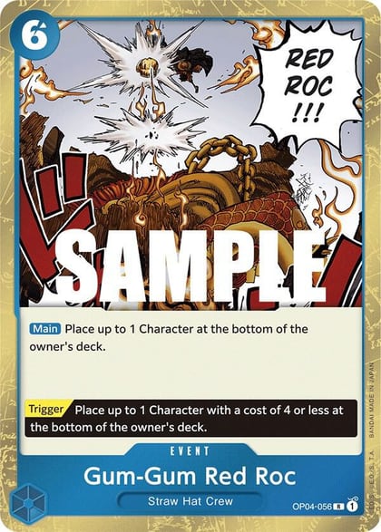 Gum-Gum Red Roc, Kingdoms of Intrigue OP04-056