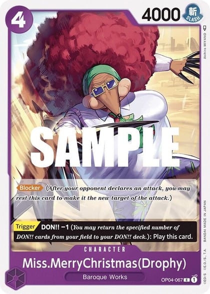 Miss.MerryChristmas(Drophy), Kingdoms of Intrigue OP04-067