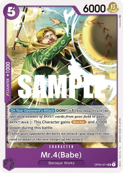 Mr.4 (Babe), Kingdoms of Intrigue OP04-071