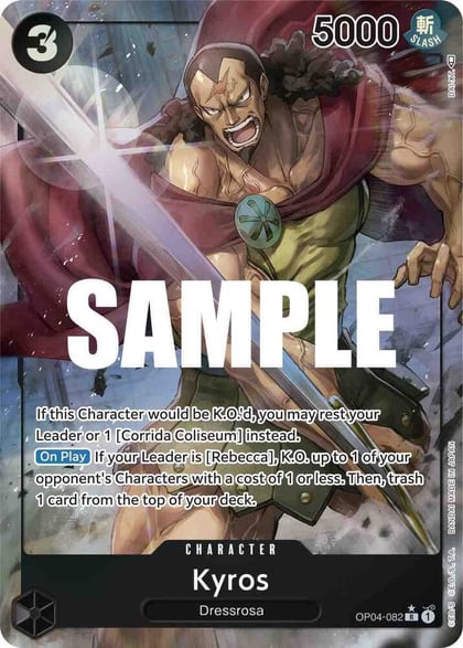 Kyros (Alternate Art), Kingdoms of Intrigue OP04-082