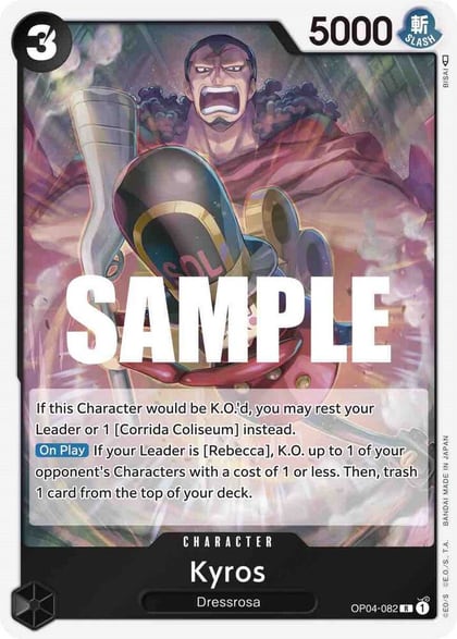 Kyros, Kingdoms of Intrigue OP04-082