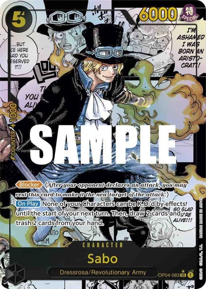 Sabo (Alternate Art) (Manga), Kingdoms of Intrigue OP04-083