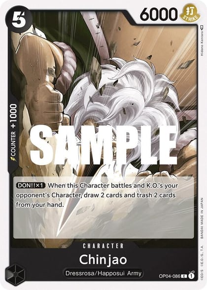 Chinjao, Kingdoms of Intrigue OP04-086