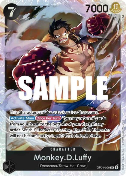 Monkey.D.Luffy (090), Kingdoms of Intrigue OP04-090