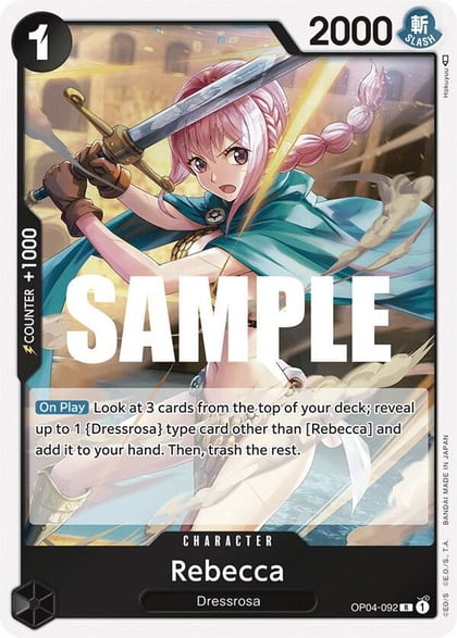 Rebecca (092), Kingdoms of Intrigue OP04-092