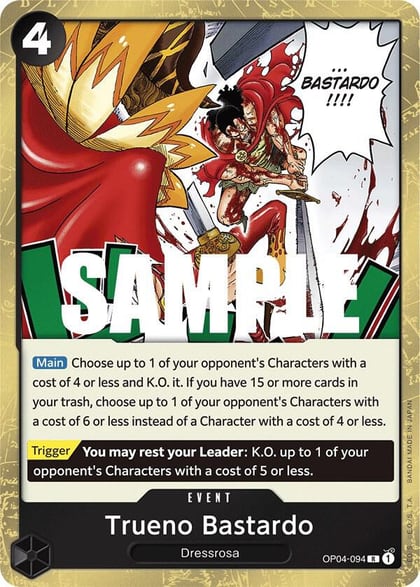 Trueno Bastardo, Kingdoms of Intrigue OP04-094
