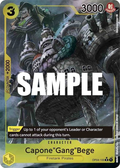 Capone"Gang"Bege (Alternate Art), Kingdoms of Intrigue OP04-100