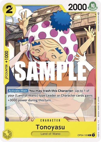 Tonoyasu, Kingdoms of Intrigue OP04-109