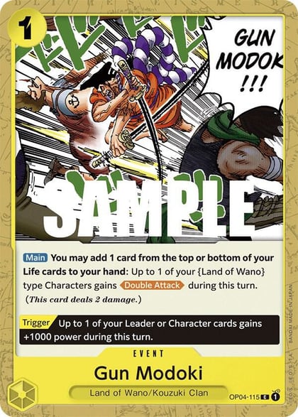 Gun Modoki, Kingdoms of Intrigue OP04-115