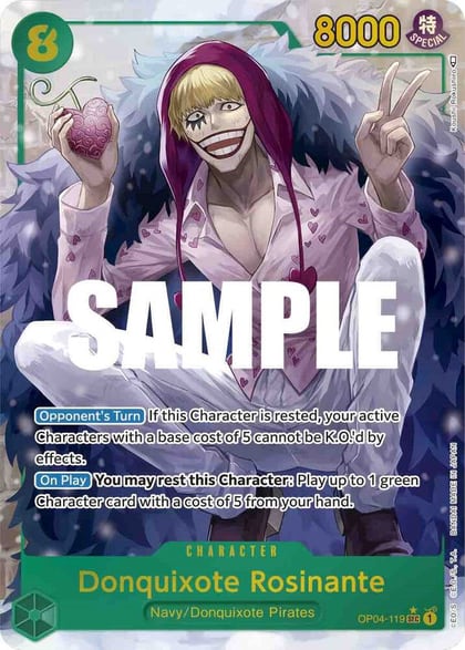 Donquixote Rosinante (Alternate Art), Kingdoms of Intrigue OP04-119